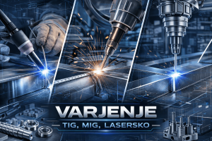 Varjenje TIG, MIG, lasersko Varjenje TIG, MIG, lasersko